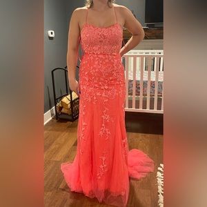 Brand new Berlinova prom dress, coral color